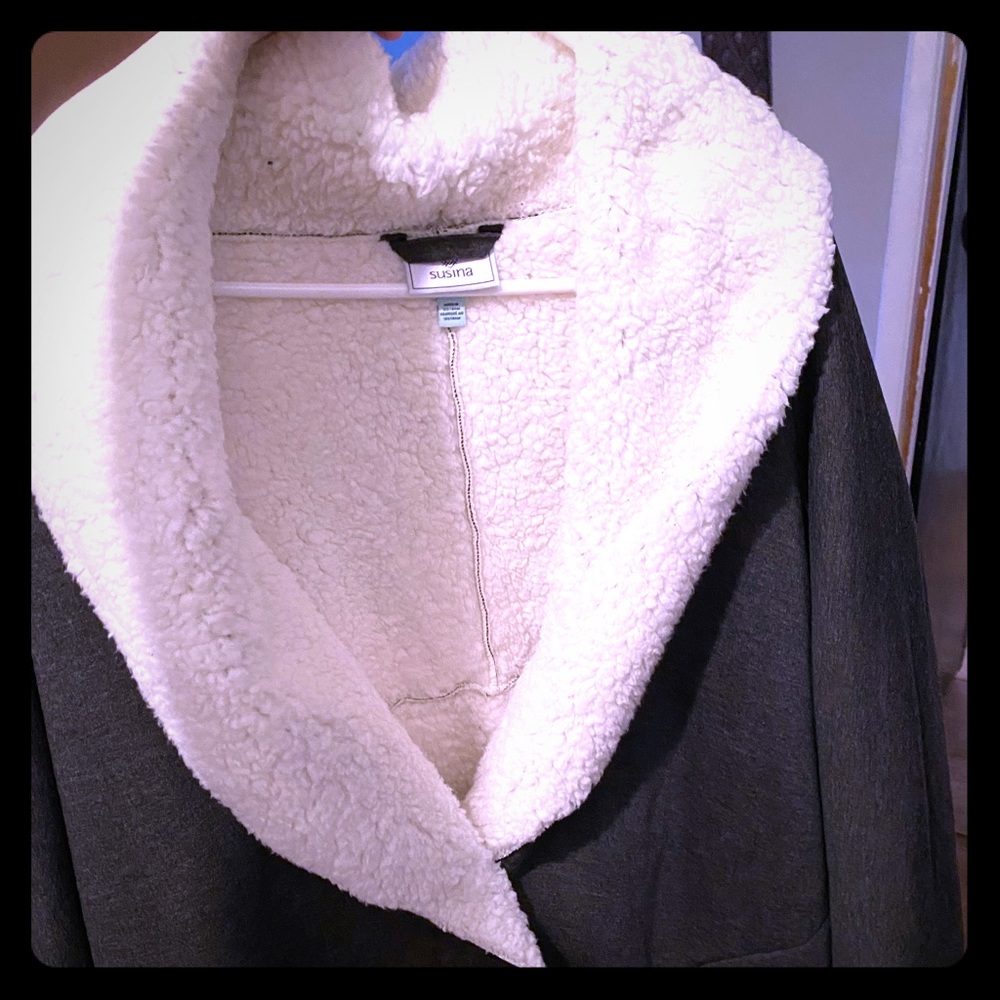 Wool lined coat